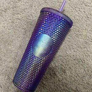 LAST DAY! NWT Starbucks purple studded